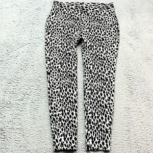Chicos Leggings Womens M/8 Chicos‎ Sz 1 Animal Print Leopard Athleisure Pants